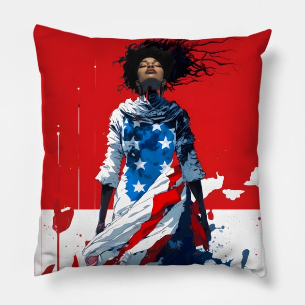 Juneteenth: Liberation and Unity Pillow by Puff Sumo