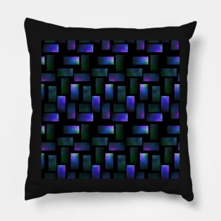 3d puzzles in sea colors Pillow