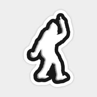 Bigfoot Middle Finger Magnet