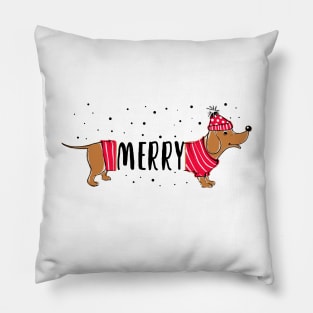 Funny Matching Dog Lover Christmas Sweatshirts Pillow