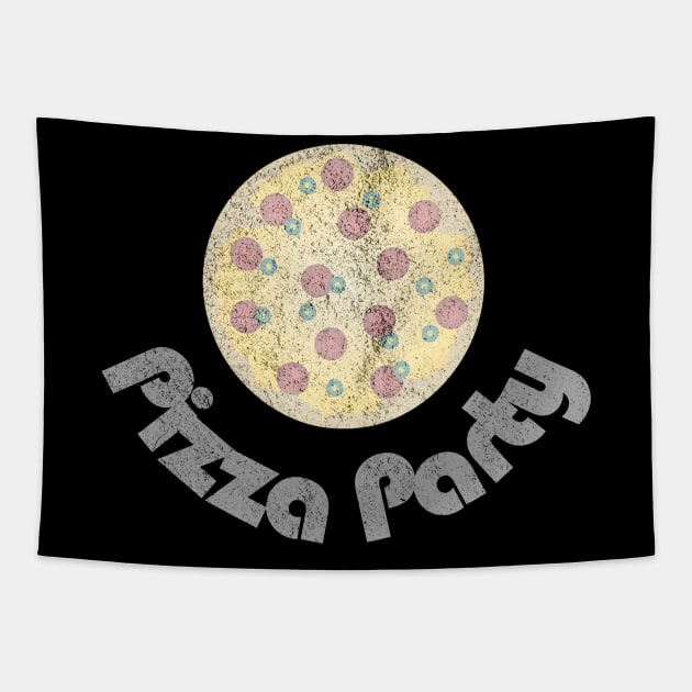 Salami Pizza Tapestry by HBfunshirts
