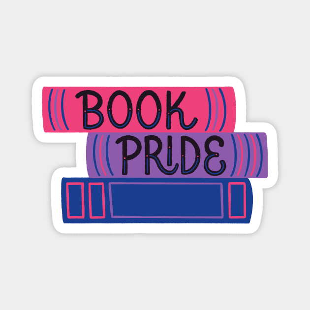 Bi Book Pride Magnet by Made Adventurous
