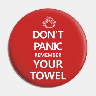 DON'T PANIC Pin