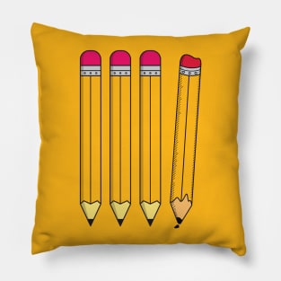 Pencils Are Individuals Too Pillow