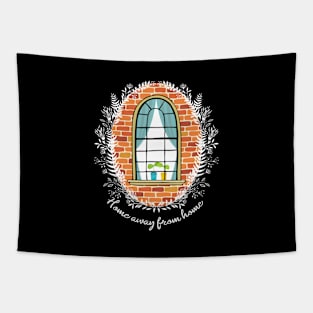 'Home Away From Home' Military Public Service Shirt Tapestry