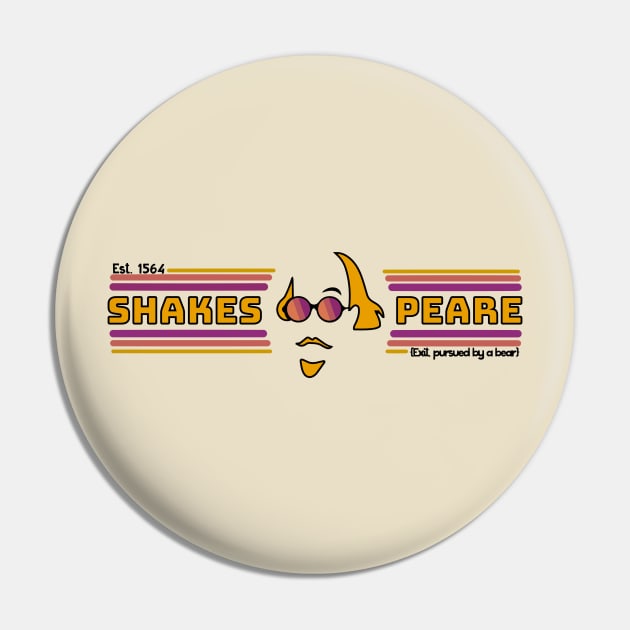 Cool Shakespeare Pin by AmliArt