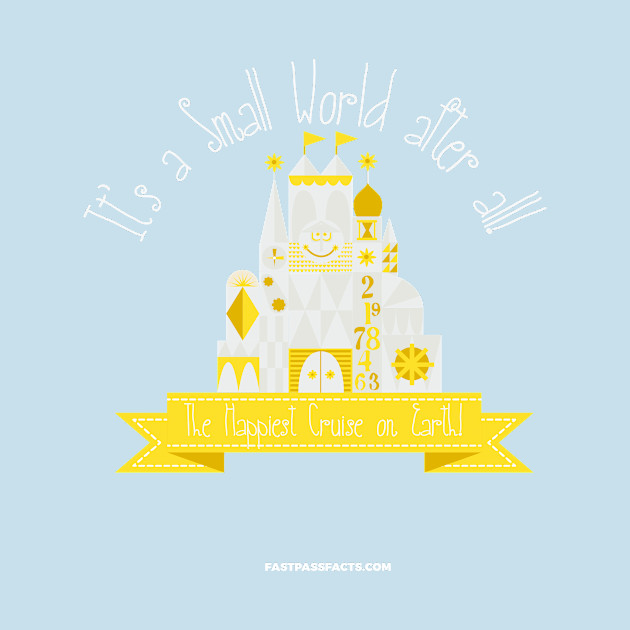 Disover It's a Small World After All - Disney - T-Shirt