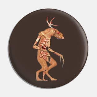 Wendigo Art Pin