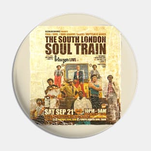 POSTER TOUR - SOUL TRAIN THE SOUTH LONDON 115 Pin