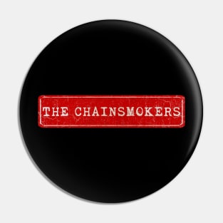 vintage retro plate The Chainsmokers Pin