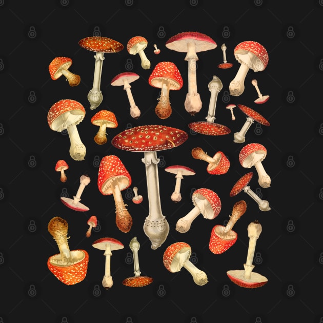 Fly Agaric Mushrooms, by TheGrinningSkull