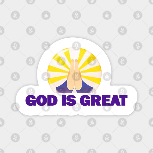 God Is Great Magnet by Proway Design