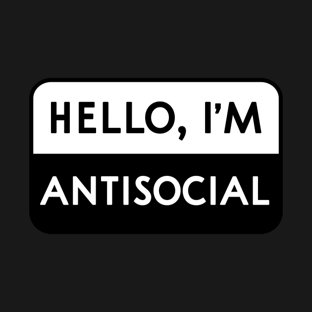 Hello, I'm Antisocial by EllieMorlino