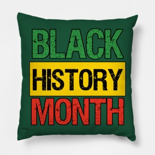 Black History Month Pillow