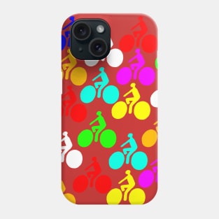 Multicolor bikes Phone Case