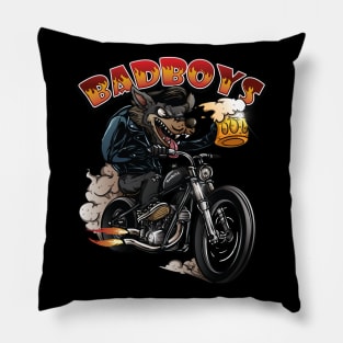 Bad Boys Rockabilly Pillow