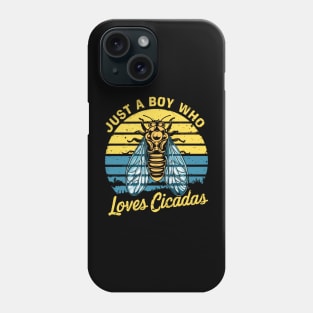 just a boy who loves cicadas Phone Case