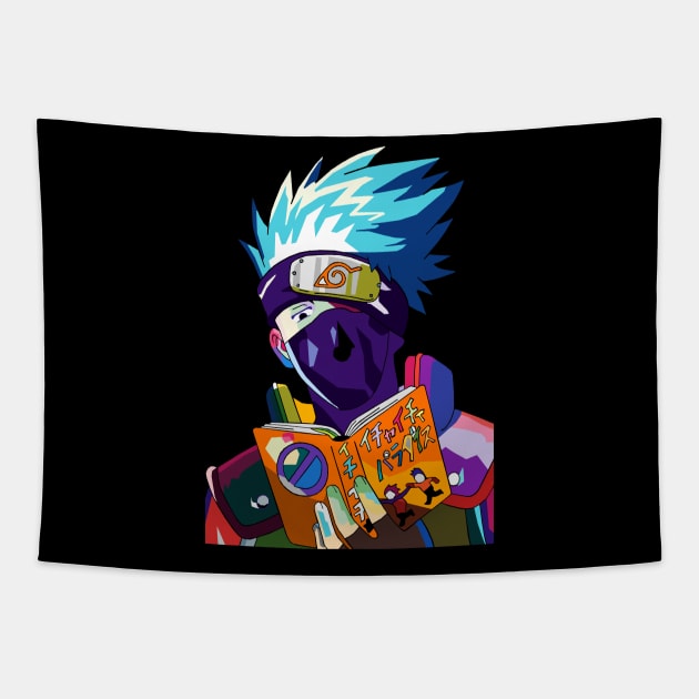 Hatake Kakashi Pop Art Tapestry by CANDD ART