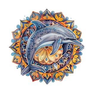 Mandala - Dolphin T-Shirt