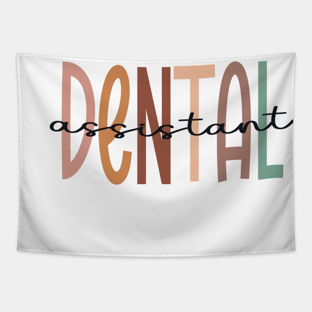 Dental Assistant Dental Hygienist Dentist Appreciation Tapestry by WildFoxFarmCo