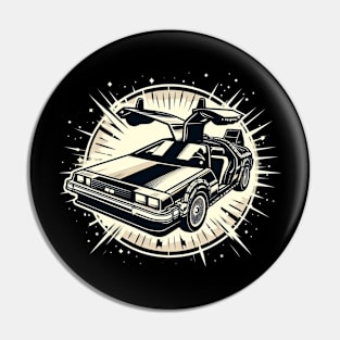 Back to the Future Delorean Pin