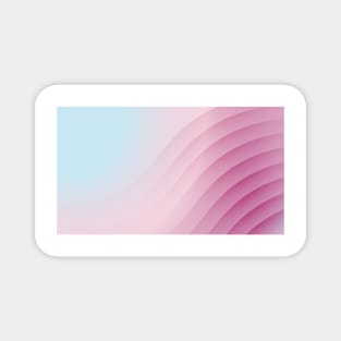 Modern pink gradient pattern Magnet