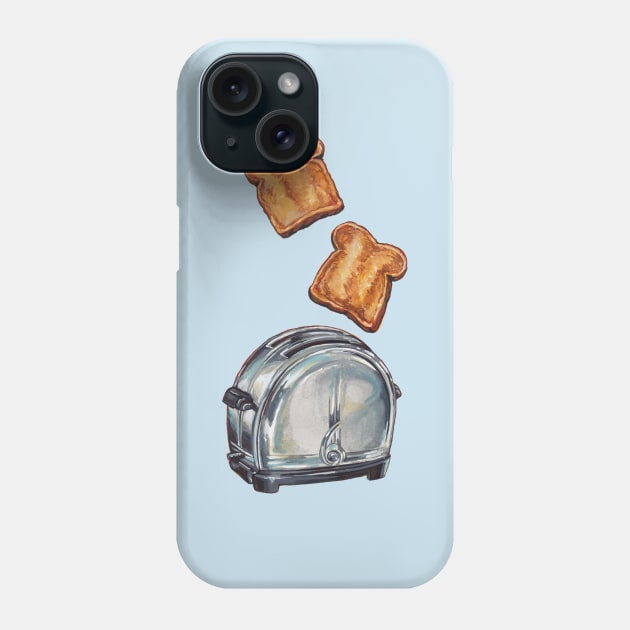 toast and toaster Phone Case by KellyGilleran