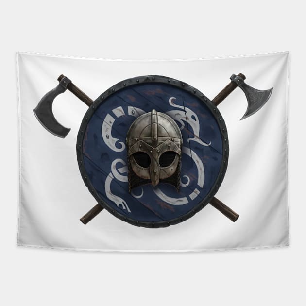 Viking gear of war Tapestry by NineWorldsDesign