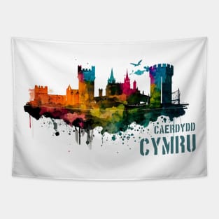 Cardiff Caerdydd Castles Tapestry