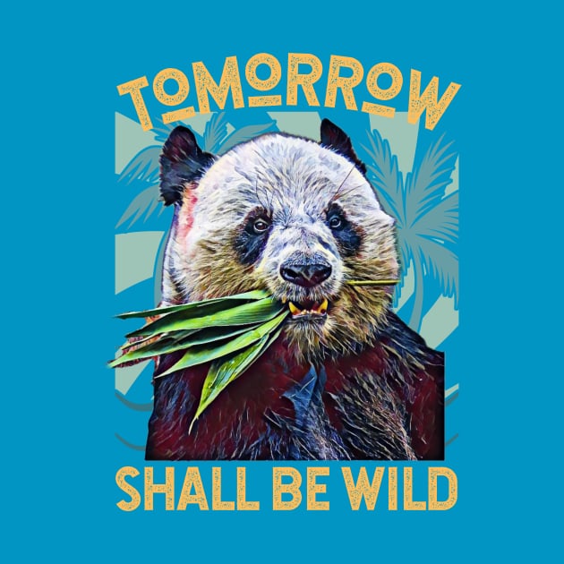 Tomorrow Shall Be Wild (Giant Panda eating leaves) by PersianFMts