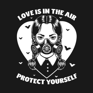 Goth Love Girl - Sarcasm Gas Mask Gift T-Shirt