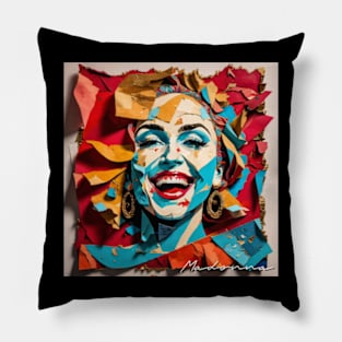 Madonna // Paper Art Pillow