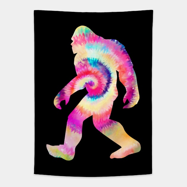 Bigfoot - Bigfoot Colorful Tapestry by Kudostees