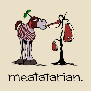 Funny Meatatarian Animal Meat Eating T-Shirt