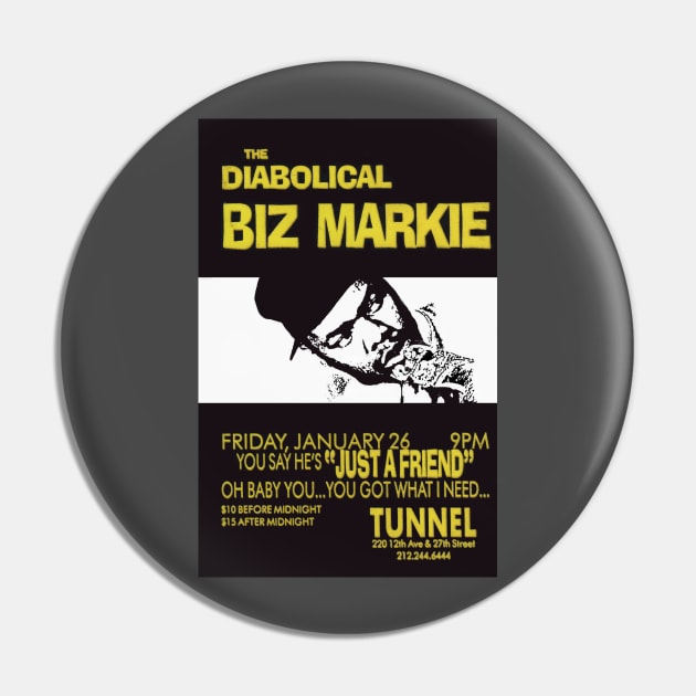 BIZ Markie Vintage Inspired Retro Pin by ArtImpressionFinds