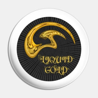 Liquid Gold Millionaire Sacred Geometry 3D Pin