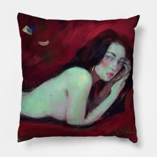 Red and Black Pillow