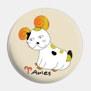 Aries zodiac funny cat Pin