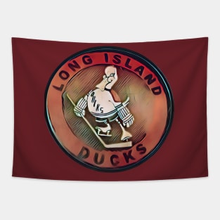 Long Island Ducks Hockey Tapestry