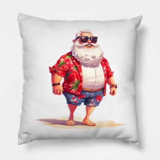Santa Claus in July #2 Pillow