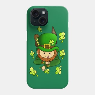 Happy Smiling Leprechaun - Funny St. Patrick's Day Phone Case