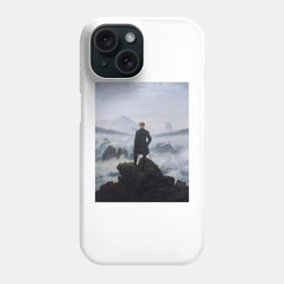 Wanderer above the Sea of Fog - Caspar David Friedrich Phone Case