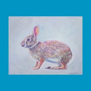 Cottontail bunny painting T-Shirt