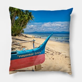 Panaraga Beach, Barobo, Surigao del Sur, Mindanao, Philippines Pillow