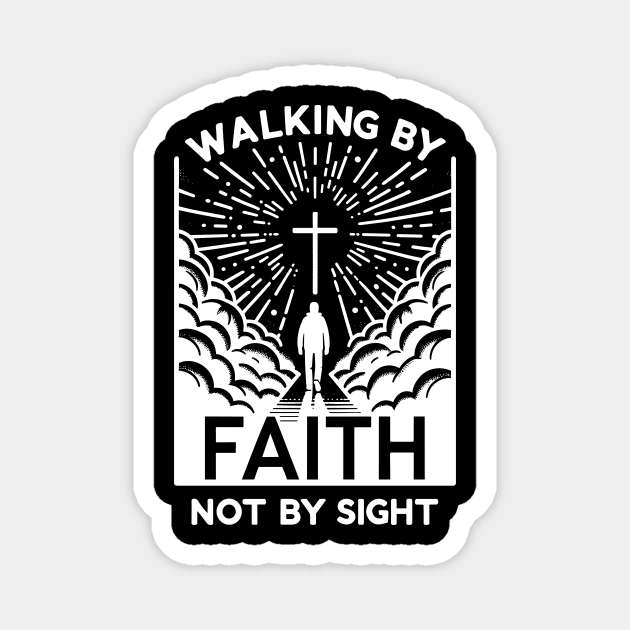 Walking by Faith Not by Sight Magnet by Frank Ring