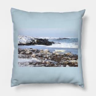 Ice & Breakers at Hudson Bay Pillow