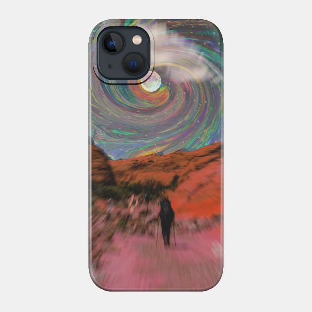 Backpacking - Trippy - Phone Case