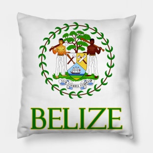 Belize - Coat of Arms Design Pillow