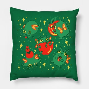 Fruity fairy froggies Pillow