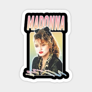 Madonna  Original 80s Vintage Style green trending Magnet